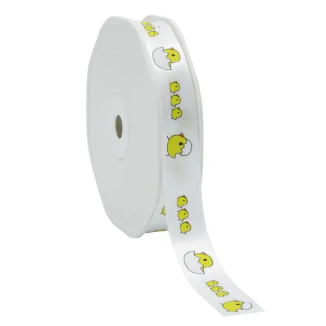 Little Chicks Ribbon; White